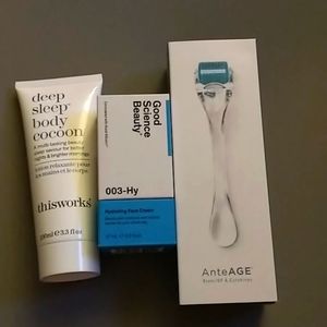 Microneedling kit and mosturizer lot